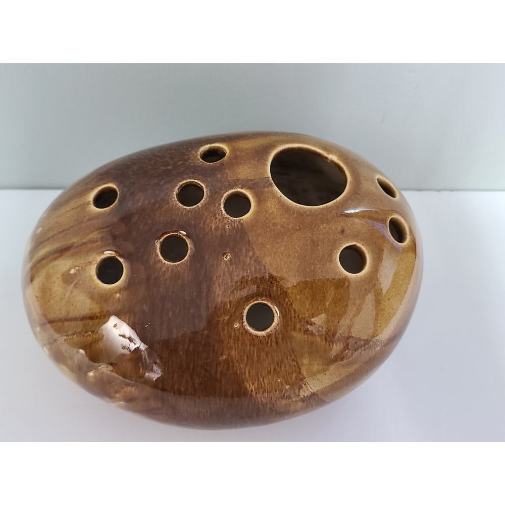 Rare Cornish Pottery Studio Piece Tremaen Pottery, Newlyn Cornwall Pebble Vase